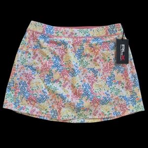 Ralph Lauren Multicolor Floral Mini Skort Stretch Size SP